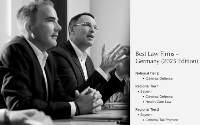 Wir wurden ausgezeichnet! Best Law Firms Germany (2025 Edition)